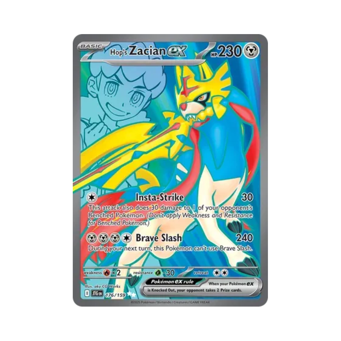 포켓몬 TCG 호브의 자시안 ex UR 저니 투게더 (영문판)(Pokemon TCG Hop's Zacian ex UR Journey Together (English Ver.)) - 1
