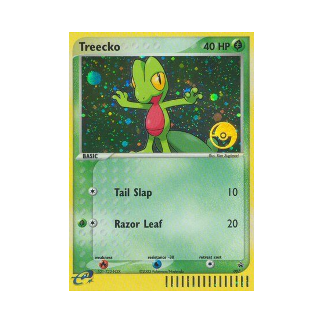 포켓몬 TCG 나무지기 P 닌텐도 프로모카드 (영문판)(Pokemon TCG Treecko P Nintendo Promos (English Ver.))