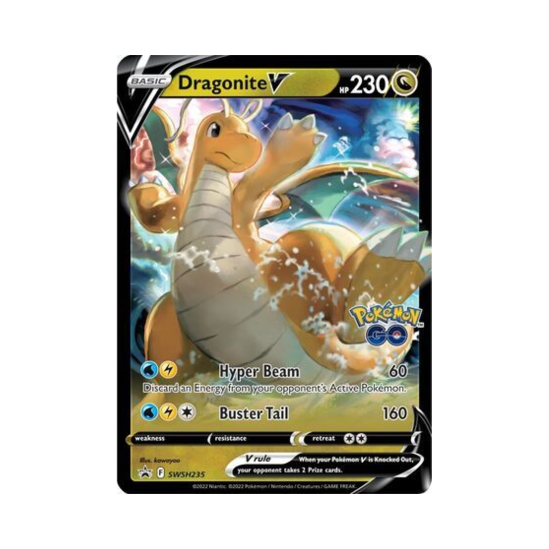 포켓몬 TCG 망나뇽 V P 소드 & 실드 프로모카드 (영문판)(Pokemon TCG Dragonite V P Sword & Shield Promos (English Ver.)) - 1