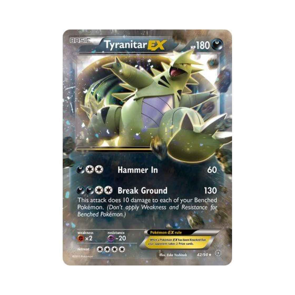 포켓몬 TCG 마기라스 EX RHE 에인션트 오리진스 (영문판)(Pokemon TCG Tyranitar EX RHE Ancient Origins (English Ver.))