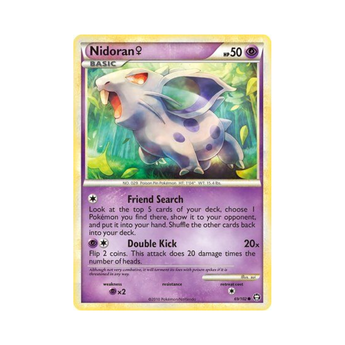 포켓몬 TCG 니드런♀ C 트라이엄펀트 (영문판)(Pokemon TCG Nidoran ♀ C Triumphant (English Ver.)) - 1
