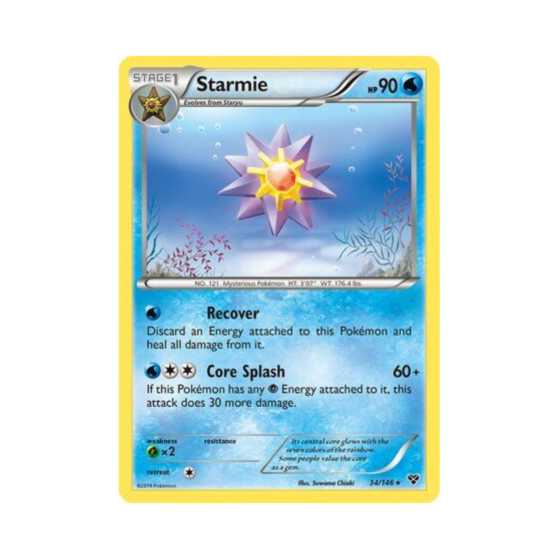 포켓몬 TCG 아쿠스타 R XY (영문판)(Pokemon TCG Starmie R XY (English Ver.)) - 1