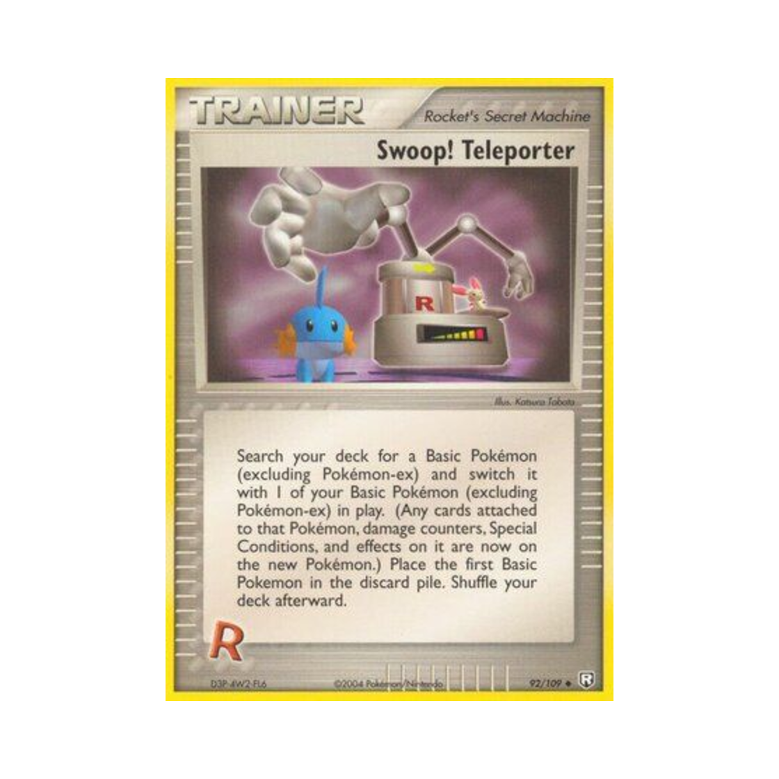 포켓몬 TCG 급습! 텔레포터 U EX 로켓단 리턴즈 (영문판)(Pokemon TCG Swoop! Teleporter U EX Team Rocket Returns (English Ver.)) - 1