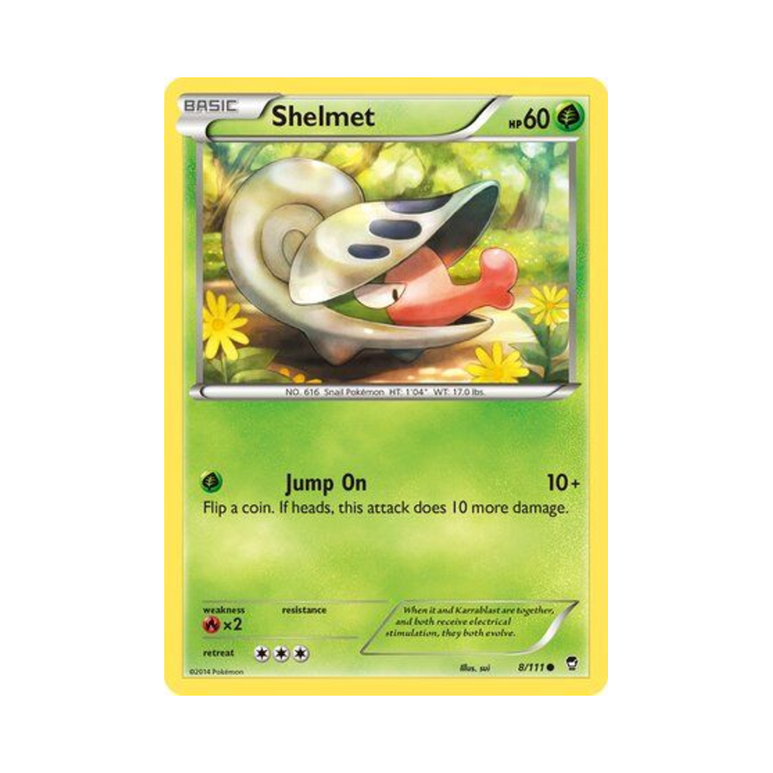 포켓몬 TCG 쪼마리 C 퓨리어스 피스트 (영문판)(Pokemon TCG Shelmet C Furious Fists (English Ver.)) - 1