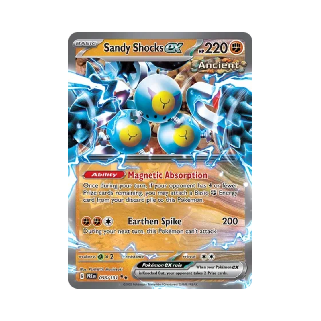 포켓몬 TCG 모래털가죽 ex DR 프리즈매틱 에볼루션즈 (영문판)(Pokemon TCG Sandy Shocks ex DR Prismatic Evolutions (English Ver.))