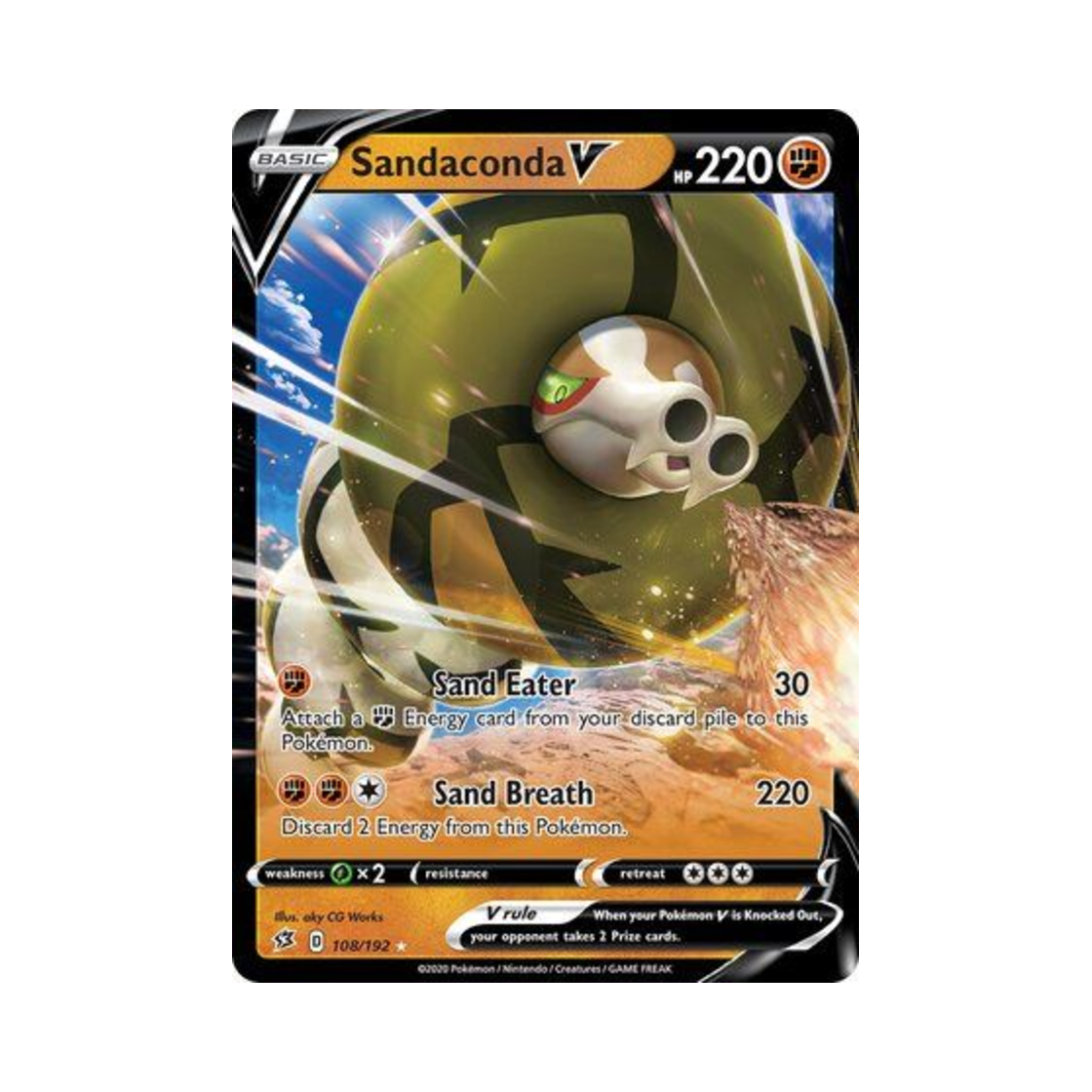 포켓몬 TCG 사다이사 V HRV 레벌 크래시 (영문판)(Pokemon TCG Sandaconda V HRV Rebel Clash (English Ver.)) - 1