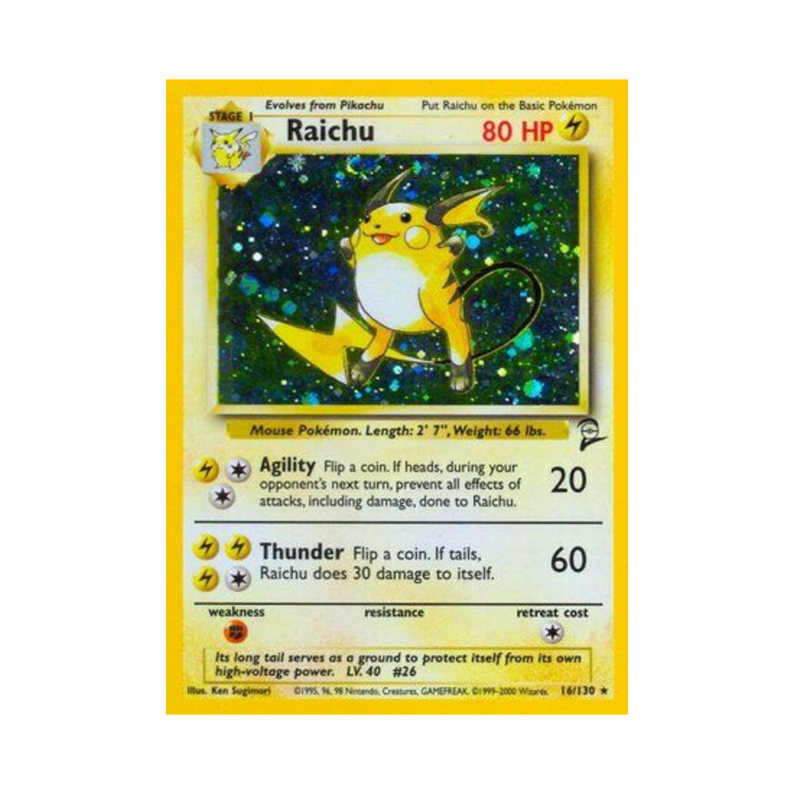 포켓몬 TCG 라이츄 베이스 세트 2 (영문판)(Pokemon TCG Raichu Base Set 2 (English Ver.)) - 1