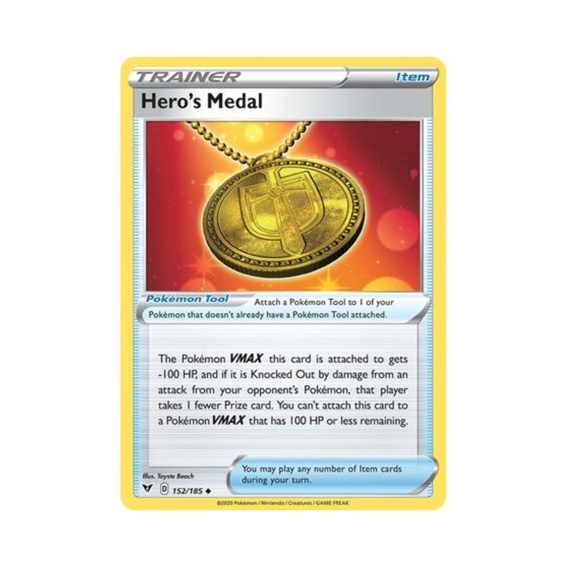 포켓몬 TCG 영웅의 메달 U 비비드 볼티지 (영문판)(Pokemon TCG Hero's Medal U Vivid Voltage (English Ver.)) - 1