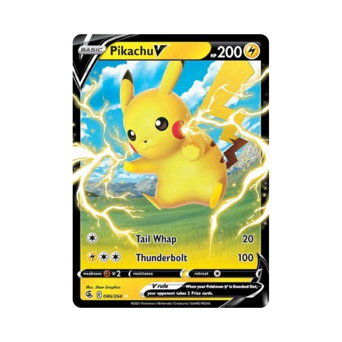 포켓몬 TCG 피카츄 V HRV 퓨전 스트라이크 (영문판)(Pokemon TCG Pikachu V HRV Fusion Strike (English Ver.)) - 1