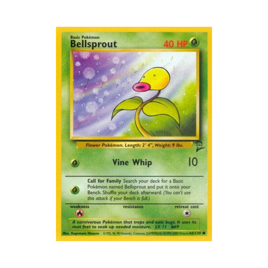 포켓몬 TCG 모다피 C 베이스 세트 2 (영문판)(Pokemon TCG Bellsprout C Base Set 2 (English Ver.)) - 1