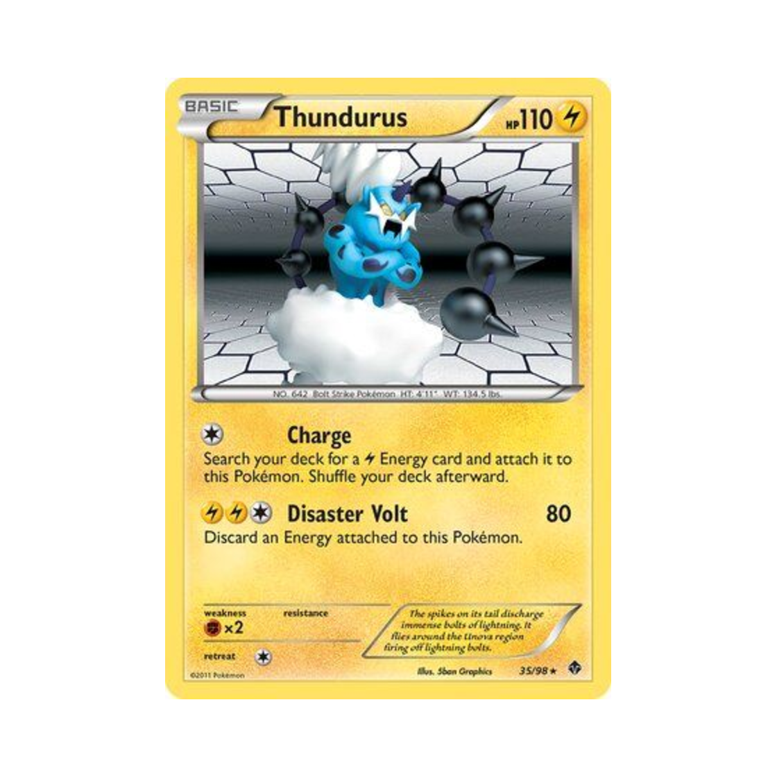 포켓몬 TCG 볼트로스 RH 이머징 파워스 (영문판)(Pokemon TCG Thundurus RH Emerging Powers (English Ver.)) - 1