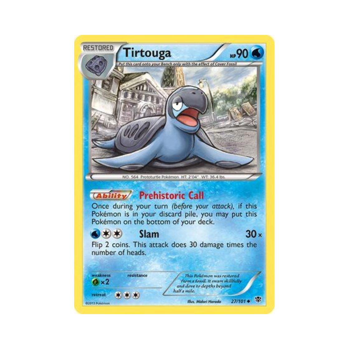 포켓몬 TCG 프로토가 U 플라스마 블라스트 (영문판)(Pokemon TCG Tirtouga U Plasma Blast (English Ver.)) - 1