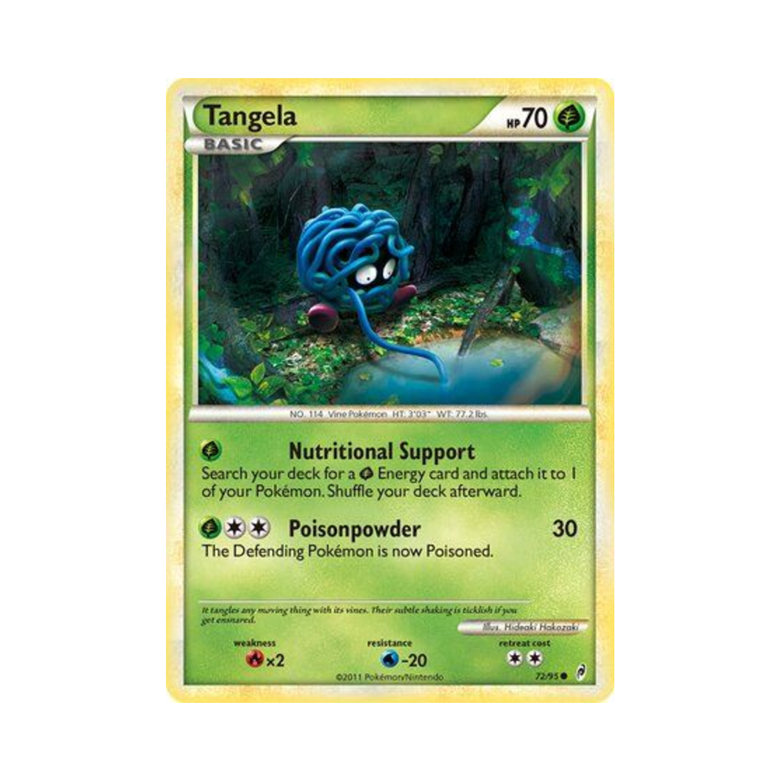 포켓몬 TCG 덩쿠리 C 콜 오브 레전즈 (영문판)(Pokemon TCG Tangela C Call of Legends (English Ver.)) - 1