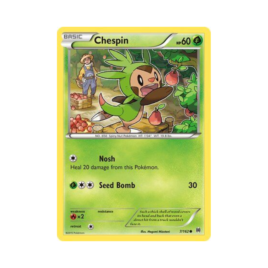 포켓몬 TCG 도치마론 C 브레이크스루 (영문판)(Pokemon TCG Chespin C BREAKthrough (English Ver.)) - 1