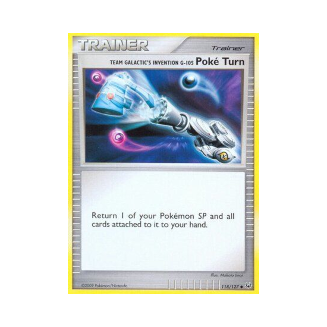 포켓몬 TCG 갤럭시단의 발명 G-105 포켓턴 U 플래티넘 (영문판)(Pokemon TCG Team Galactic's Invention G-105 Poke Turn U Platinum (English Ver.)) - 1