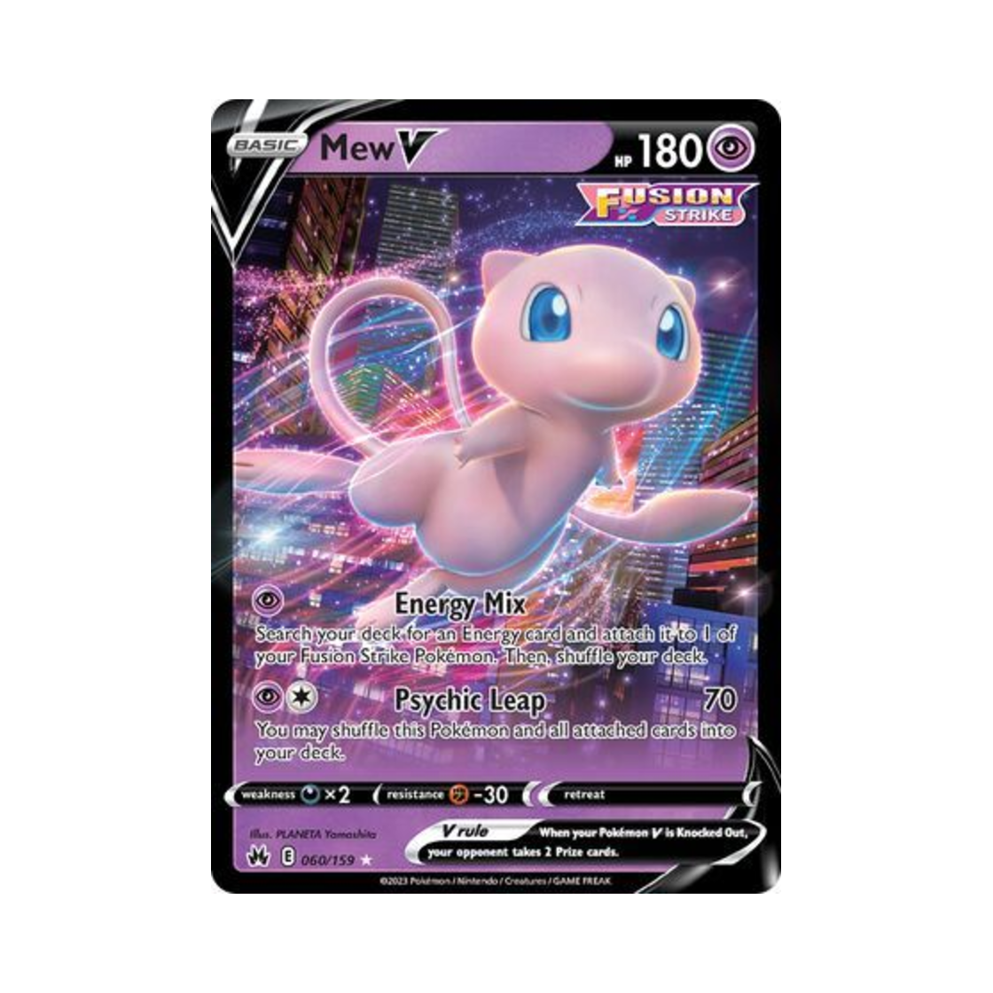 포켓몬 TCG 뮤 V R 크라운 제니스 (영문판) | Pokemon TCG | KREAM