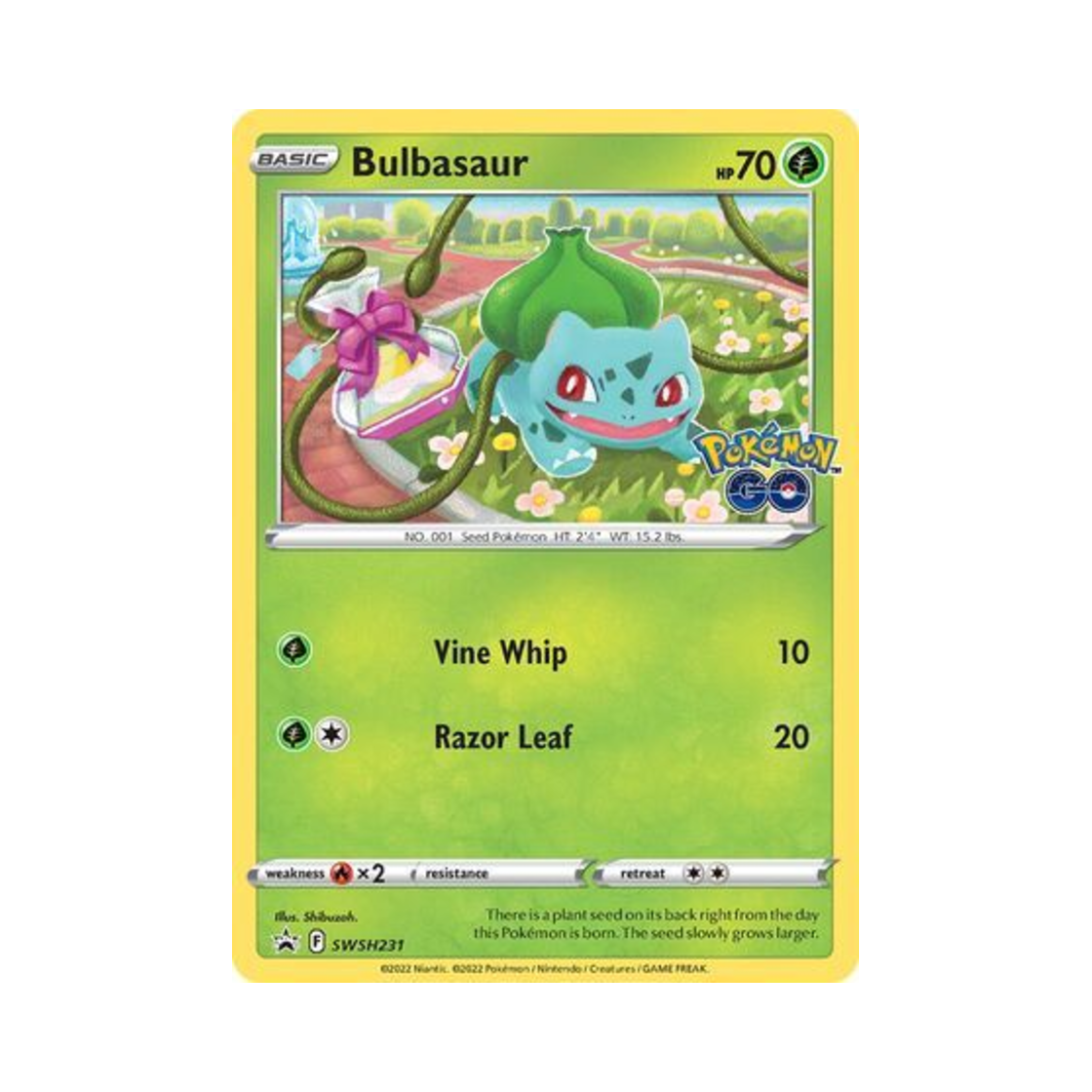 포켓몬 TCG 이상해씨 P 소드 & 실드 프로모카드 (영문판)(Pokemon TCG Bulbasaur P Sword & Shield Promos (English Ver.)) - 1