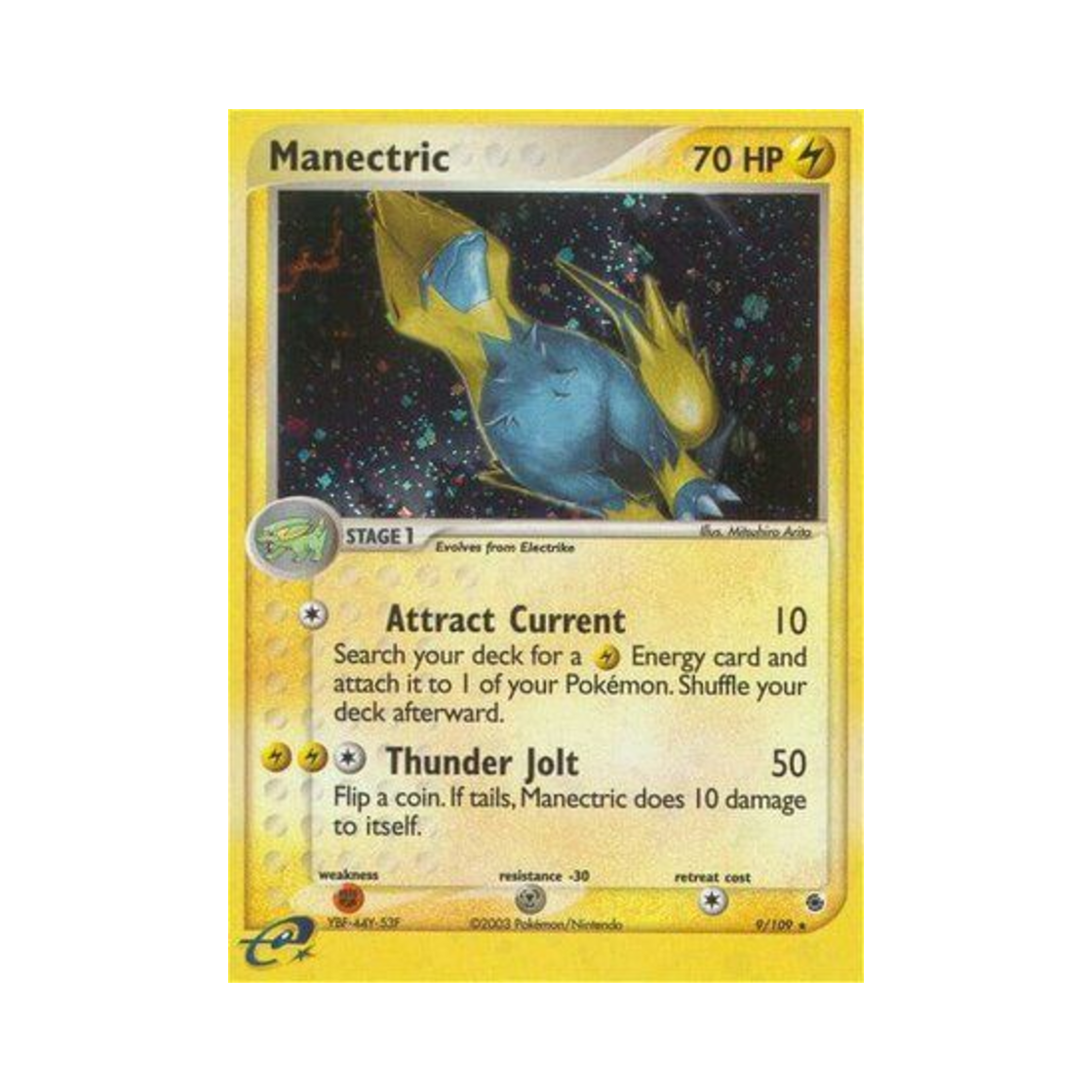 포켓몬 TCG 썬더볼트 RH EX 루비 & 사파이어 (영문판)(Pokemon TCG Manectric RH EX Ruby & Sapphire (English Ver.))