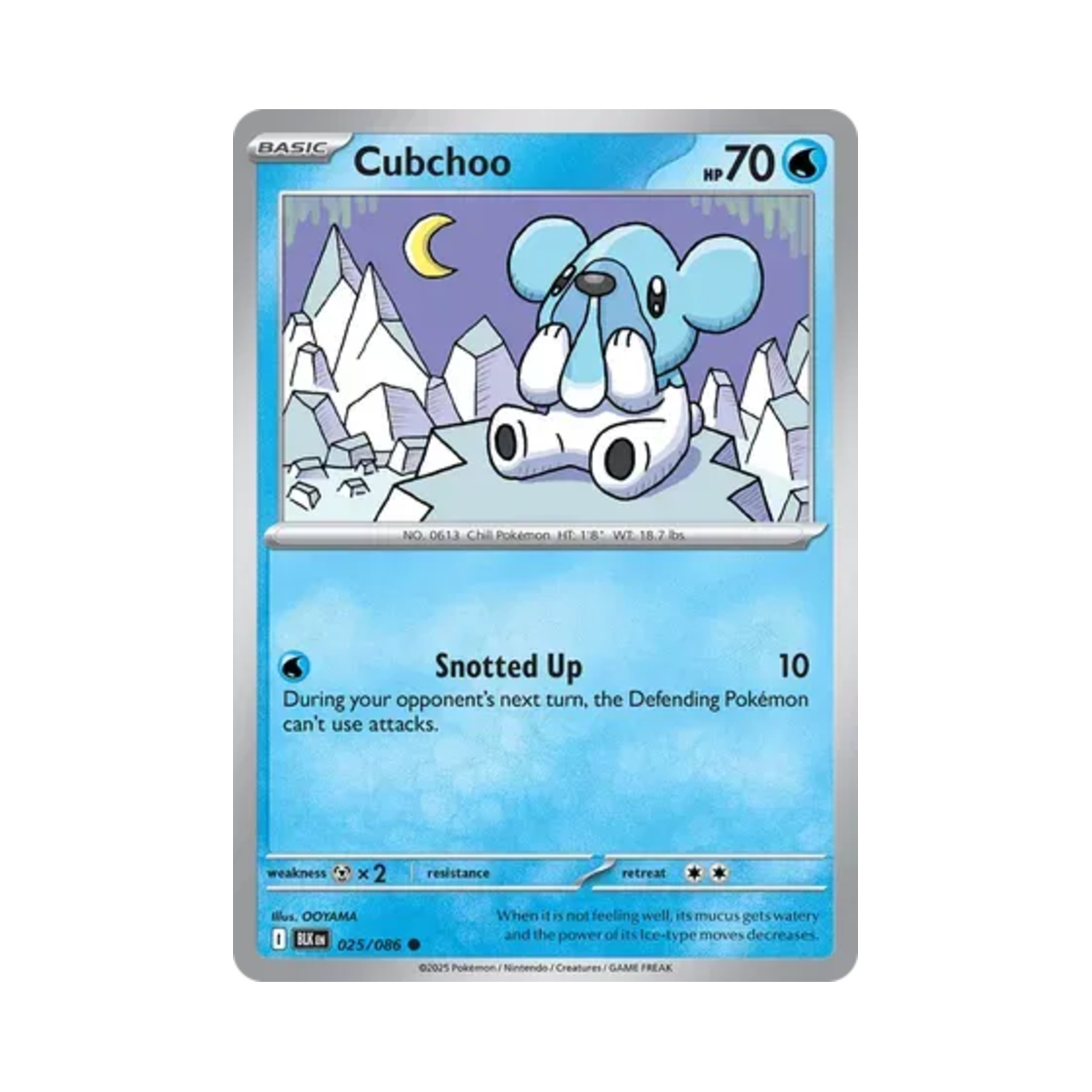 포켓몬 TCG 코고미 C 블랙볼트 (영문판)(Pokemon TCG Cubchoo C Black Bolt (English Ver.)) - 1