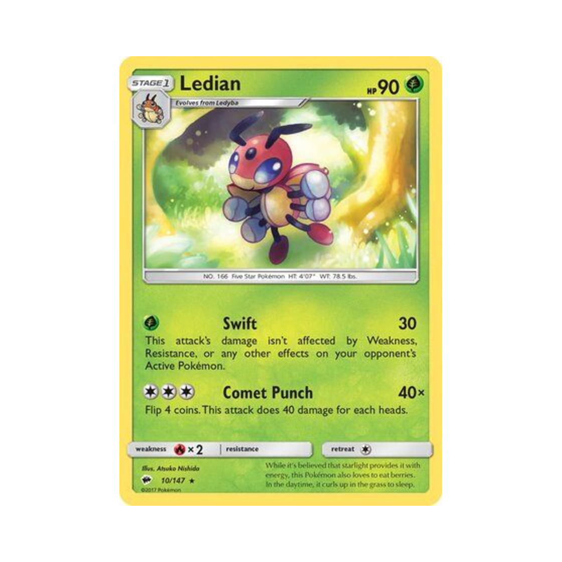 포켓몬 TCG 레디안 R 버닝 쉐도우 (영문판)(Pokemon TCG Ledian R Burning Shadows (English Ver.)) - 1