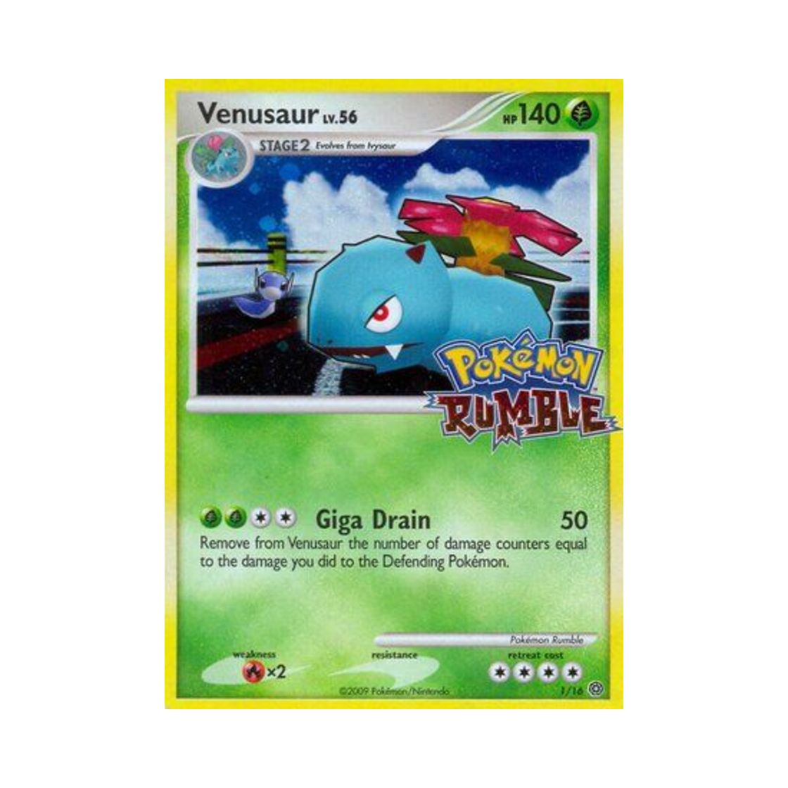 포켓몬 TCG 이상해꽃 포켓몬 럼블 (영문판)(Pokemon TCG Venusaur Pokemon Rumble (English Ver.)) - 1
