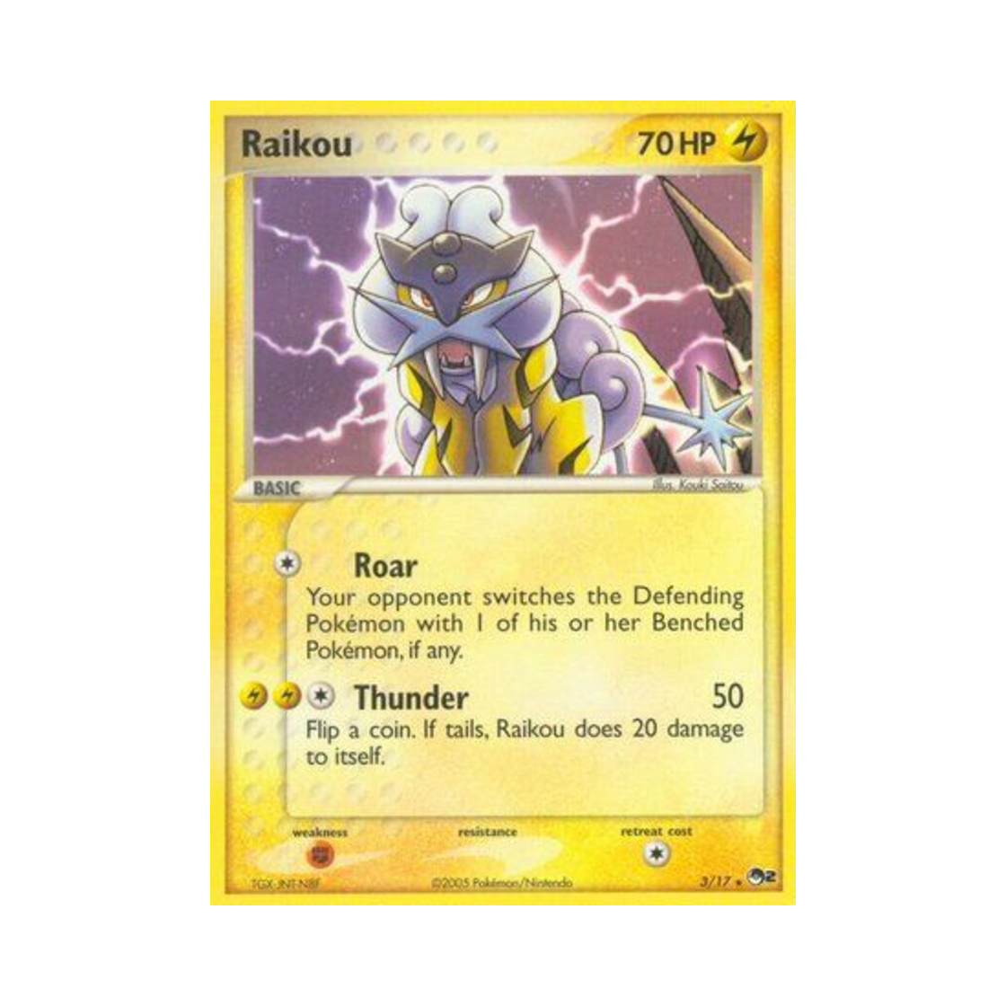 포켓몬 TCG 라이코 R 팝 시리즈 2 (영문판)(Pokemon TCG Raikou R POP Series 2 (English Ver.)) - 1