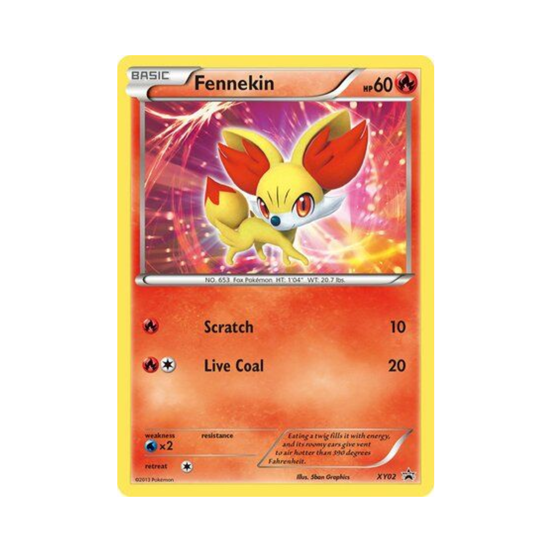 포켓몬 TCG 푸호꼬 P XY 프로모 카드 (영문판)(Pokemon TCG Fennekin P XY Promos (English Ver.))
