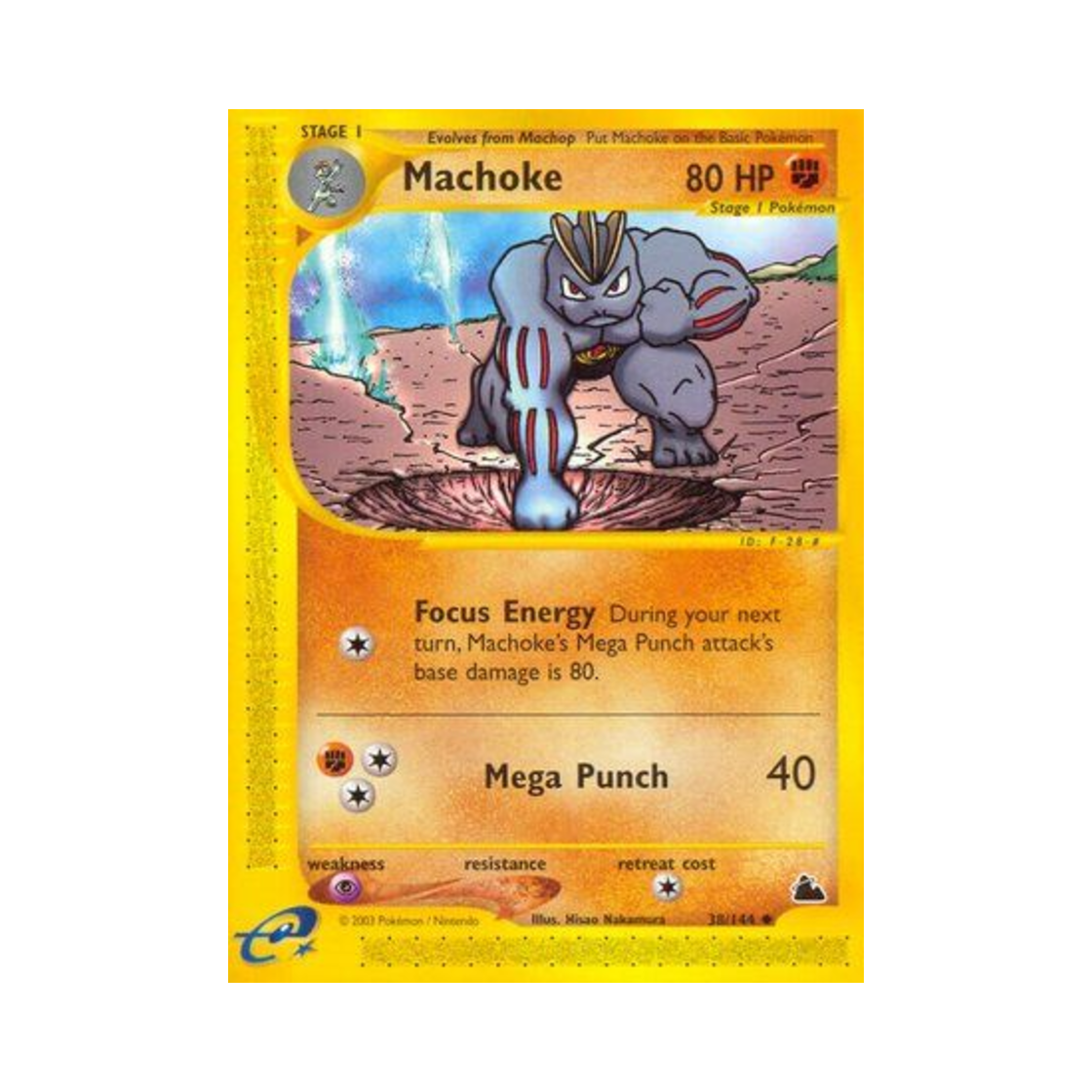 포켓몬 TCG 근육몬 U 스카이리지 (영문판)(Pokemon TCG Machoke U Skyridge (English Ver.))