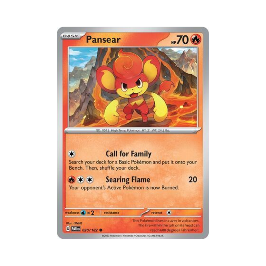 포켓몬 TCG 바오프 C 파라독스 리프트 (영문판)(Pokemon TCG Pansear C Paradox Rift (English Ver.))
