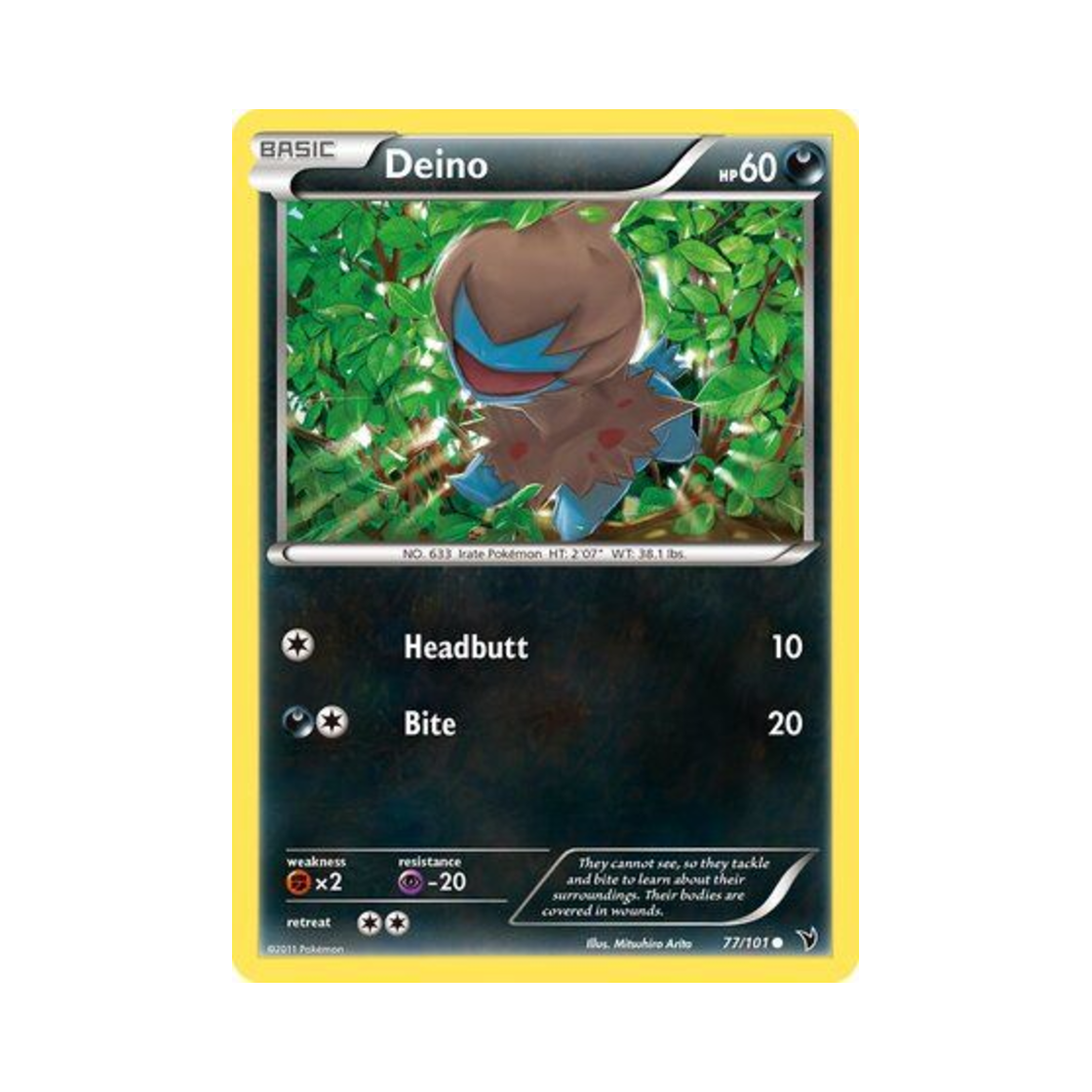 포켓몬 TCG 모노두 C 노블 빅토리스 (영문판)(Pokemon TCG Deino C Noble Victories (English Ver.)) - 1