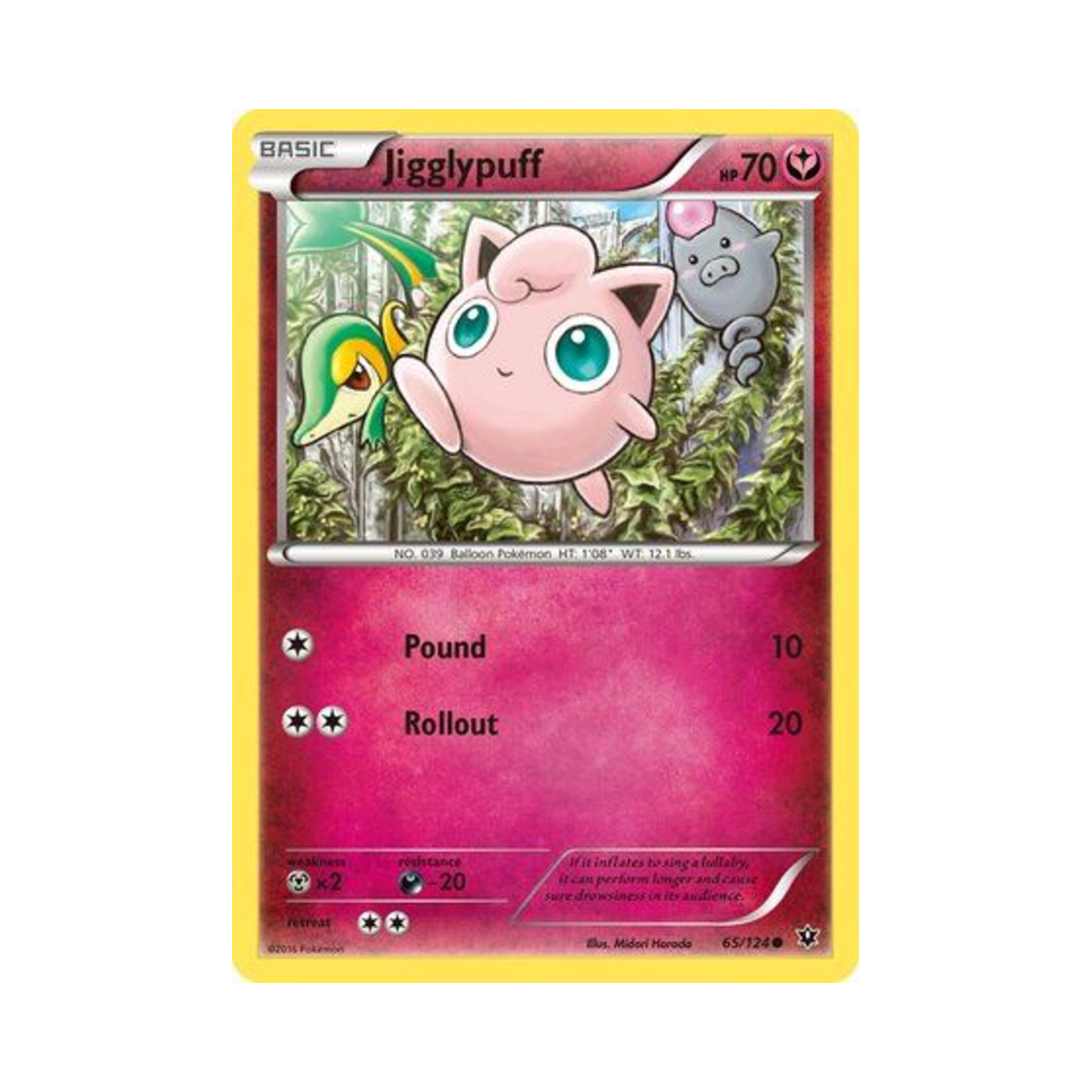 포켓몬 TCG 푸린 C 페이츠 컬라이드 (영문판)(Pokemon TCG Jigglypuff C Fates Collide (English Ver.)) - 1