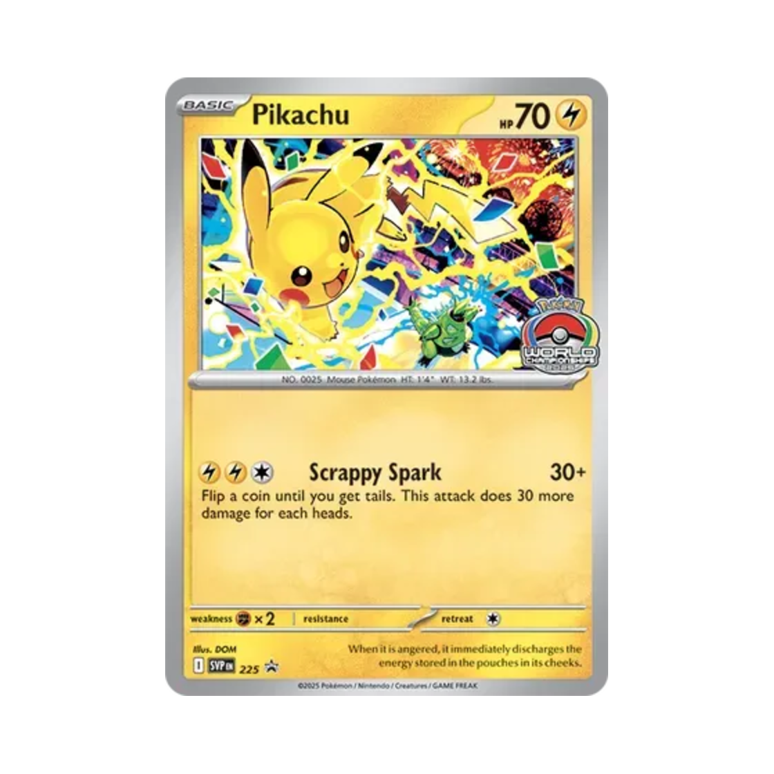 SVP225 Pokemon TCG Pikachu P Scarlet & Violet Promos (English Ver.)