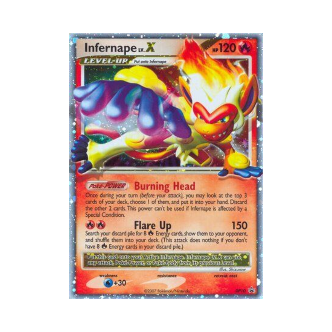 포켓몬 TCG 초염몽 LV.X P 다이아몬드 & 펄 프로모카드 (영문판)(Pokemon TCG Infernape LV.X P Diamond & Pearl Promos (English Ver.)) - 1