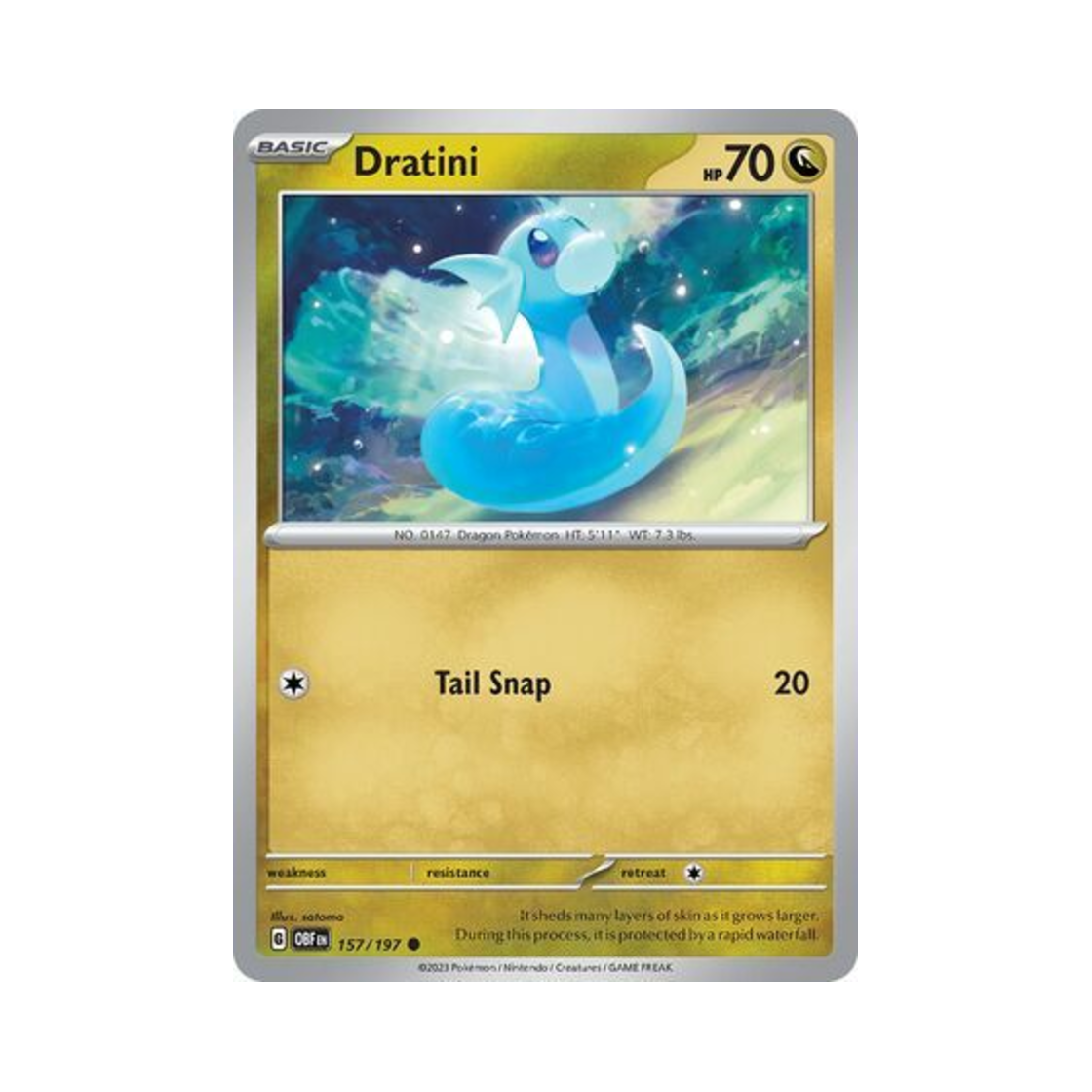 포켓몬 TCG 미뇽 C 옵시디언 플레임즈 (영문판)(Pokemon TCG Dratini C Obsidian Flames (English Ver.)) - 1