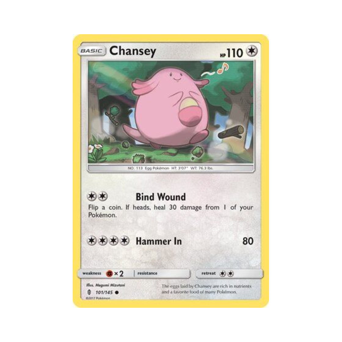 포켓몬 TCG 럭키 C 가디언스 라이징 (영문판)(Pokemon TCG Chansey C Guardians Rising (English Ver.)) - 1