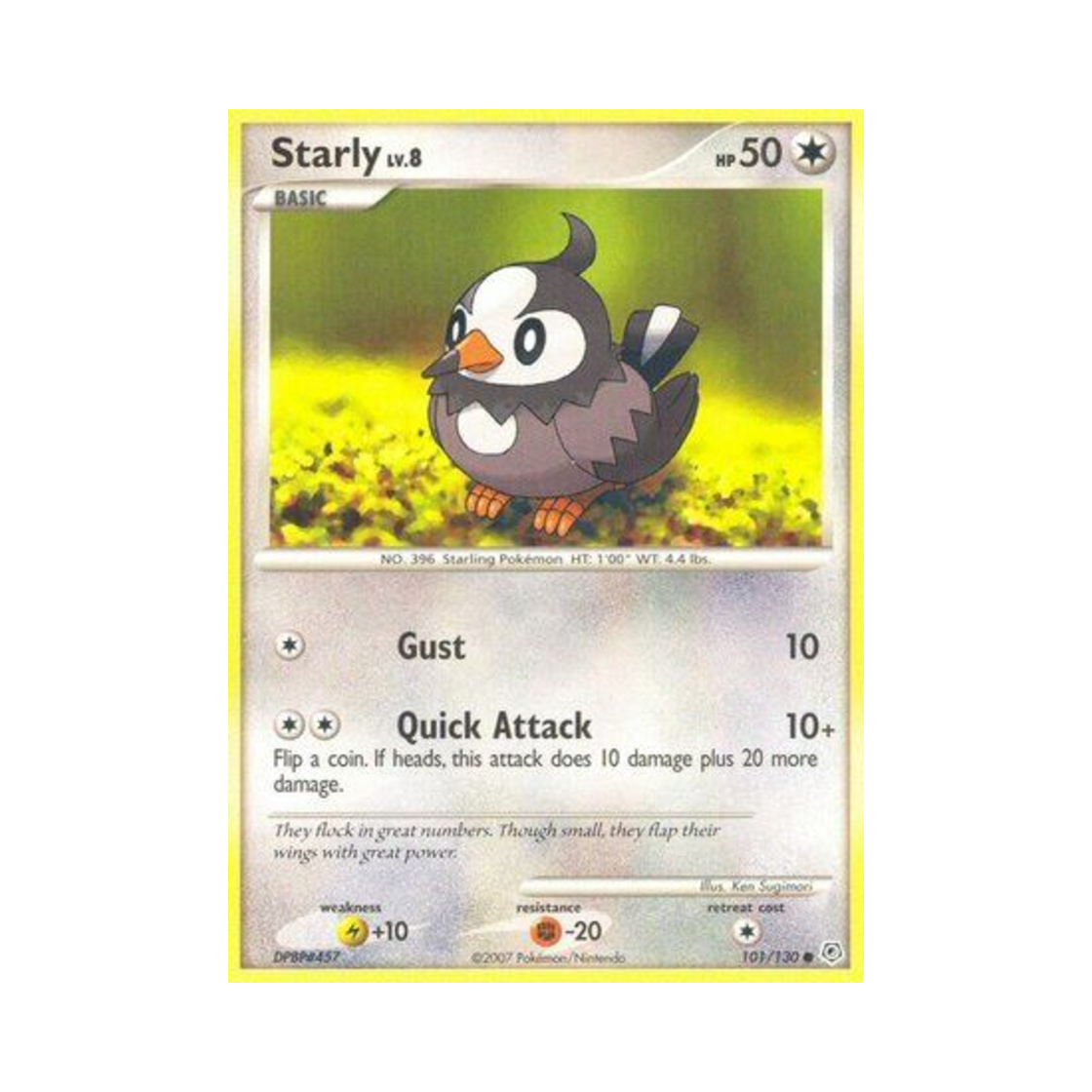 포켓몬 TCG 찌르꼬 C 다이아몬드 & 펄 (영문판)(Pokemon TCG Starly C Diamond & Pearl (English Ver.)) - 1