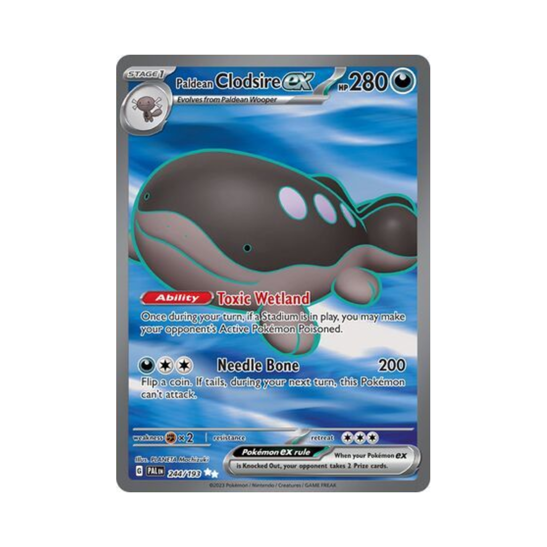 포켓몬 TCG 팔데아 토오 ex UR 팔데아 이볼브드 (영문판)(Pokemon TCG Paldean Clodsire ex UR Paldea Evolved (English Ver.)) - 1