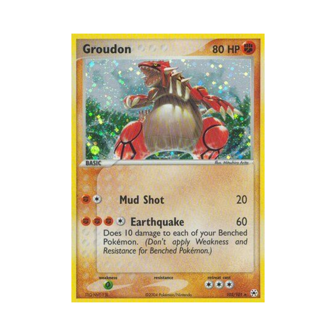 포켓몬 TCG 그란돈 RS EX 히든 레전드 (영문판)(Pokemon TCG Groudon RS EX Hidden Legends (English Ver.)) - 1