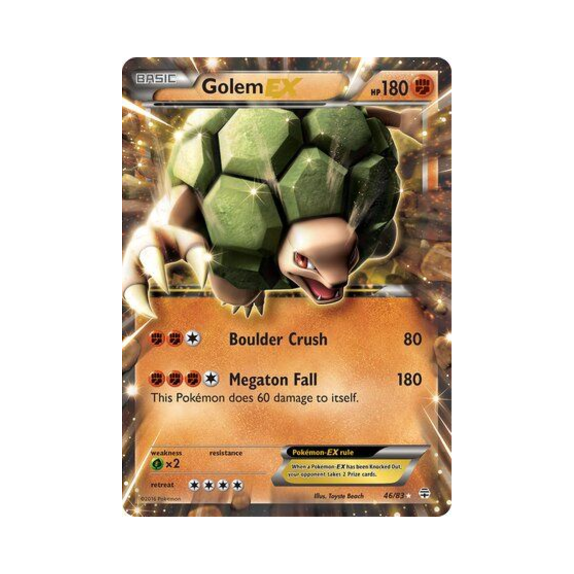 포켓몬 TCG 딱구리 EX RHE 제네레이션즈 (영문판)(Pokemon TCG Golem EX RHE Generations (English Ver.)) - 1