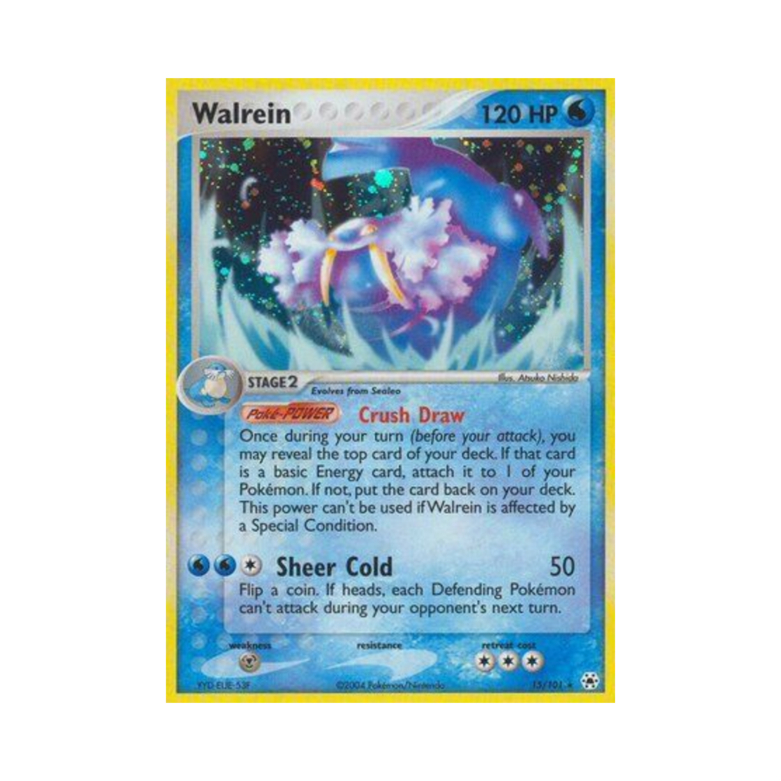 포켓몬 TCG 씨카이저 RH EX 히든 레전드 (영문판)(Pokemon TCG Walrein RH EX Hidden Legends (English Ver.)) - 1