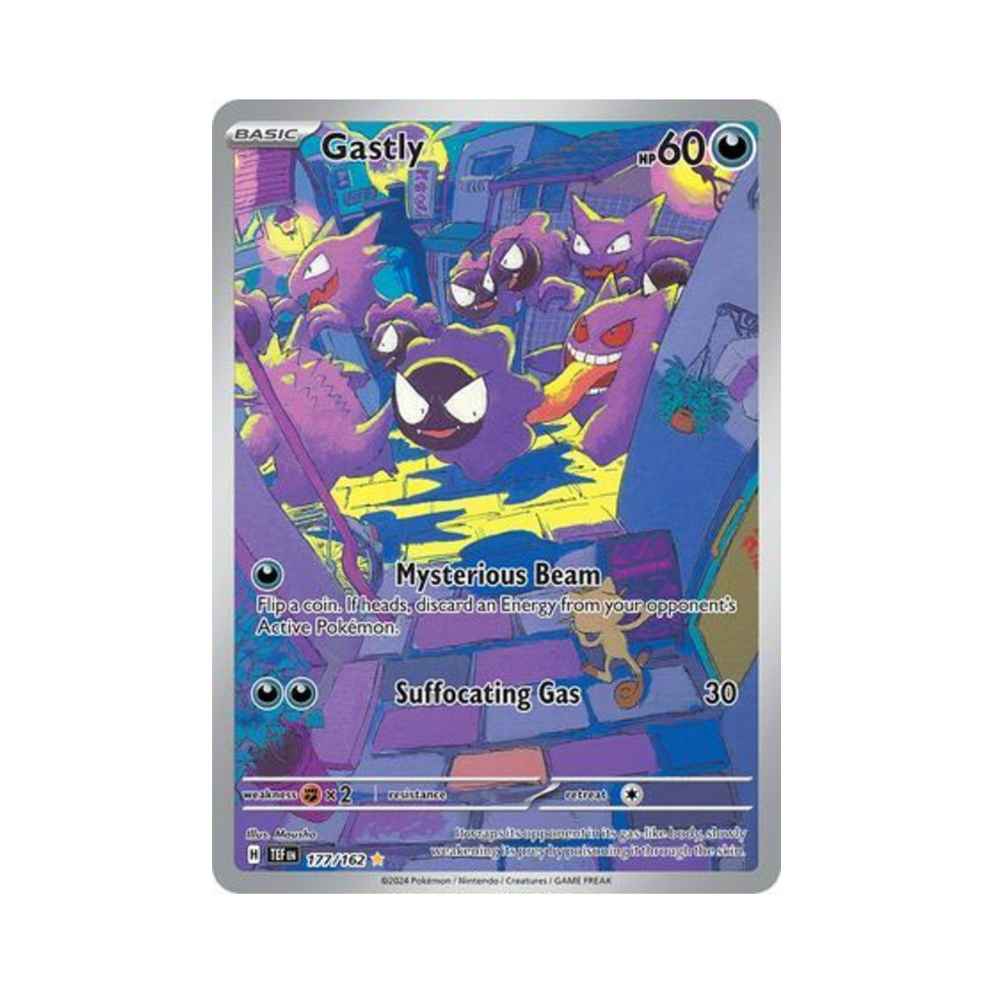 TEF177/162 Pokemon TCG Gastly IR Temporal Forces (English Ver.)