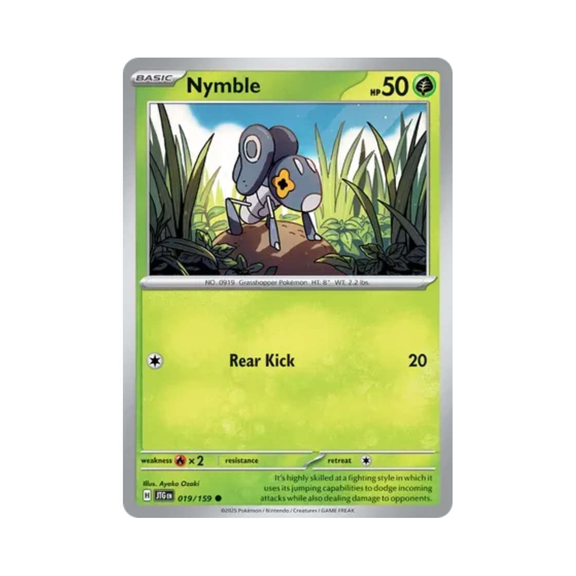 포켓몬 TCG 콩알뚜기 C 저니 투게더 (영문판)(Pokemon TCG Nymble C Journey Together (English Ver.))