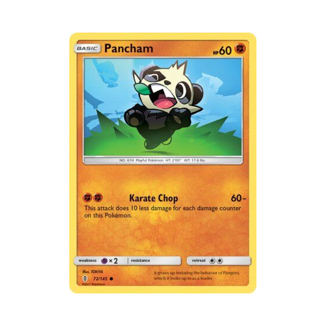 포켓몬 TCG 판짱 C 가디언스 라이징 (영문판)(Pokemon TCG Pancham C Guardians Rising (English Ver.)) - 1
