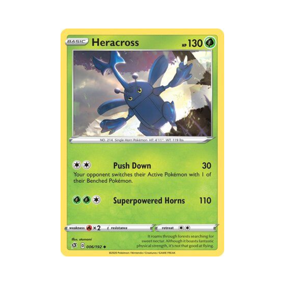 포켓몬 TCG 헤라크로스 U 레벌 크래시 (영문판)(Pokemon TCG Heracross U Rebel Clash (English Ver.)) - 1