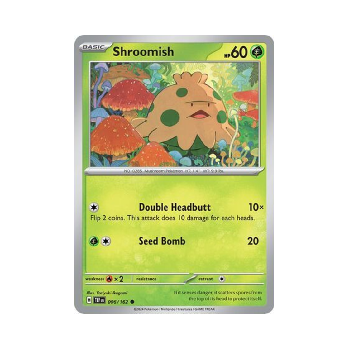 포켓몬 TCG 버섯꼬 C 템포럴 포시스 (영문판)(Pokemon TCG Shroomish C Temporal Forces (English Ver.)) - 1