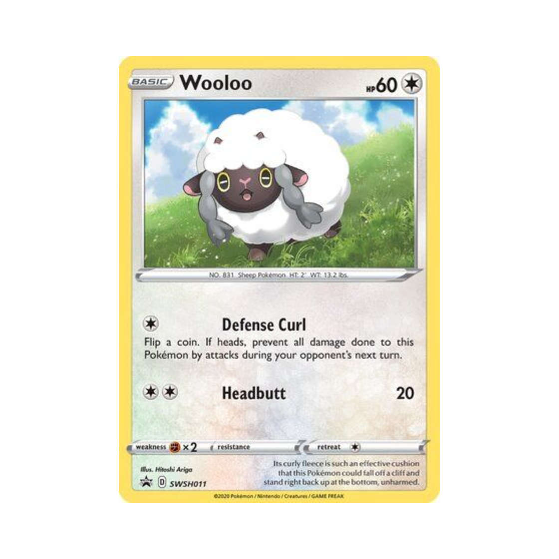 포켓몬 TCG 우르 P 소드 & 실드 프로모카드 (영문판)(Pokemon TCG Wooloo P Sword & Shield Promos (English Ver.))