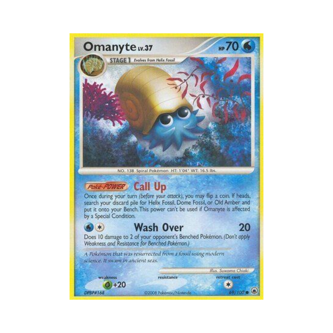 포켓몬 TCG 암나이트 C 마제스티 던 (영문판)(Pokemon TCG Omanyte C Majestic Dawn (English Ver.)) - 1