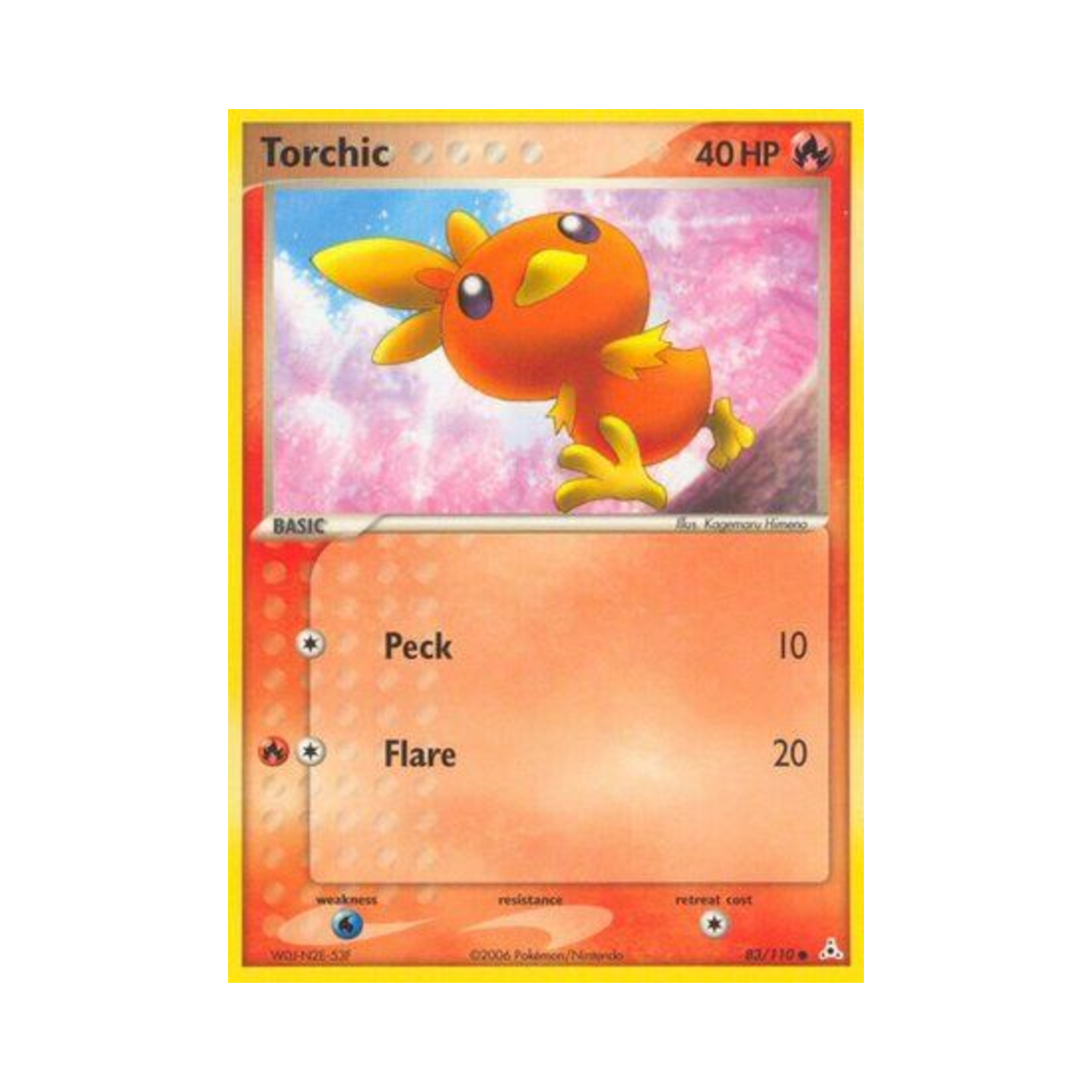 포켓몬 TCG 아차모 C EX 홀론 팬텀 (영문판)(Pokemon TCG Torchic C EX Holon Phantoms (English Ver.)) - 1