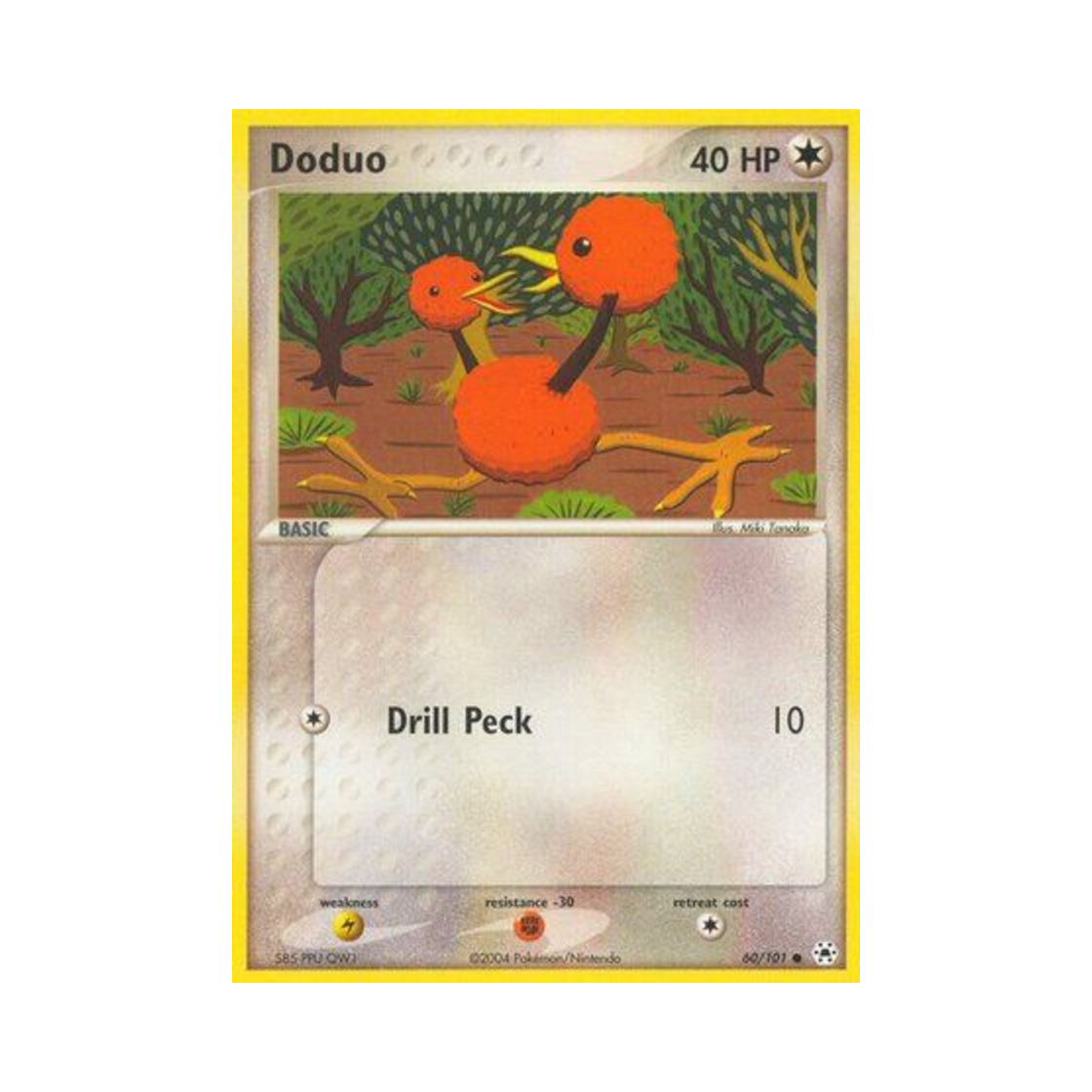 포켓몬 TCG 두두 C EX 히든 레전드 (영문판)(Pokemon TCG Doduo C EX Hidden Legends (English Ver.))