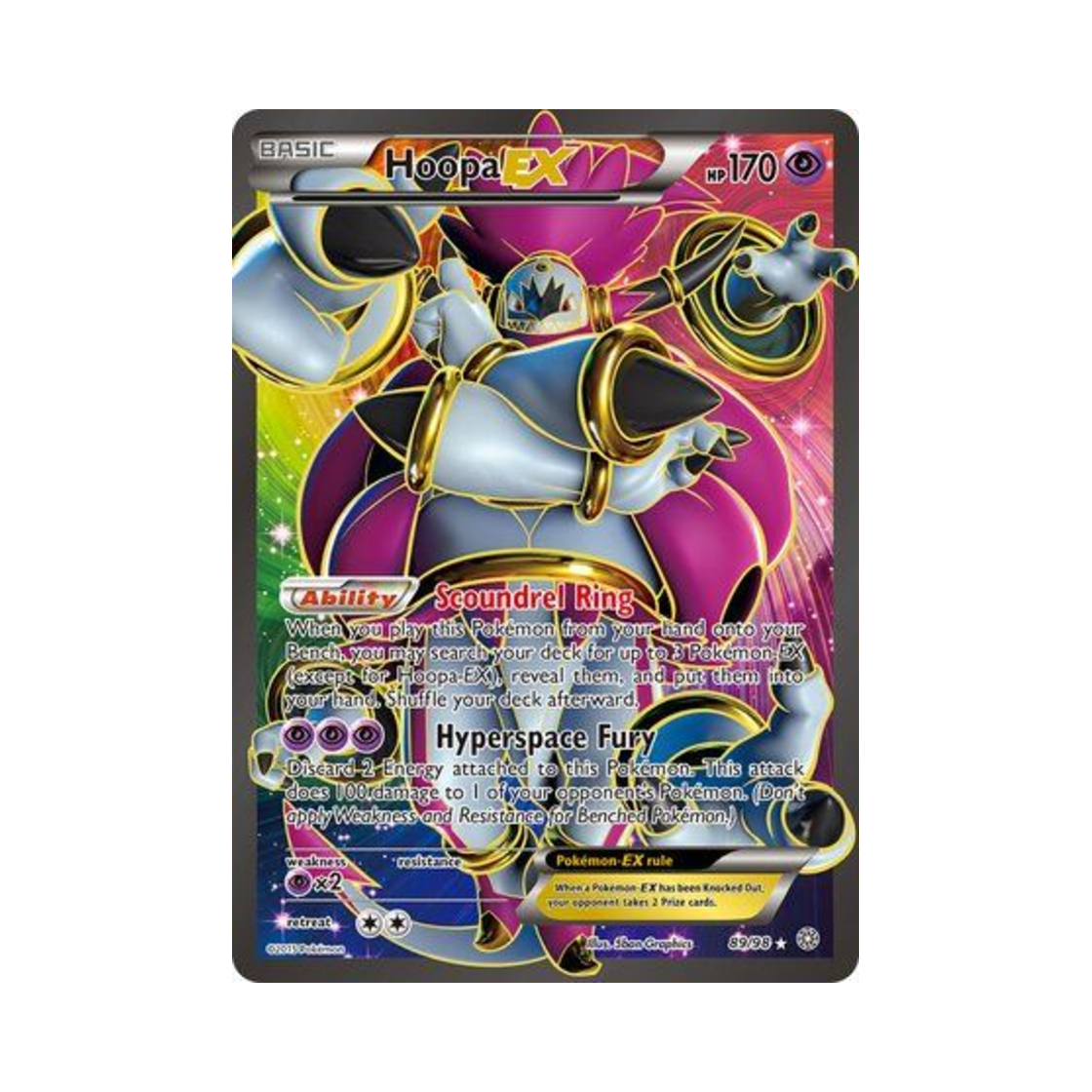 포켓몬 TCG 후파 EX RU 에인션트 오리진스 (영문판)(Pokemon TCG Hoopa EX RU Ancient Origins (English Ver.))